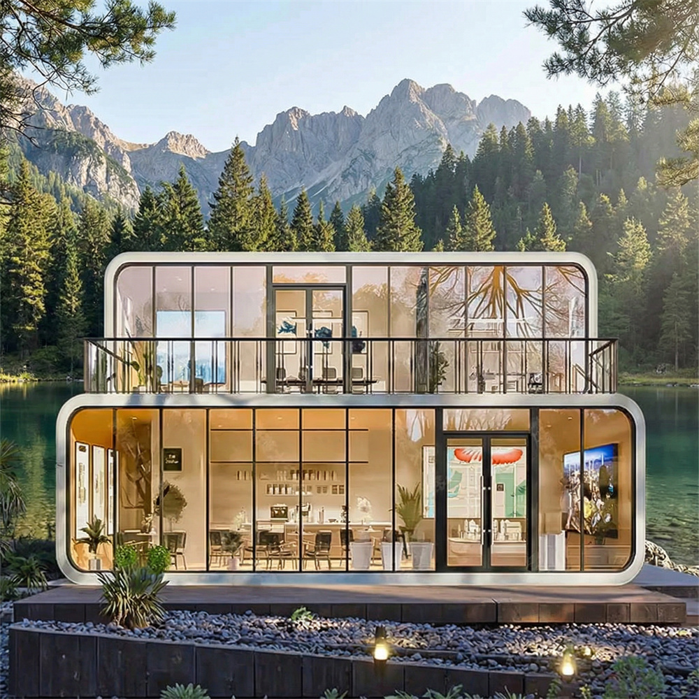 Прямо штабелируемая звукоизолированная и вентилируемая капсула Apple Capsule Pod