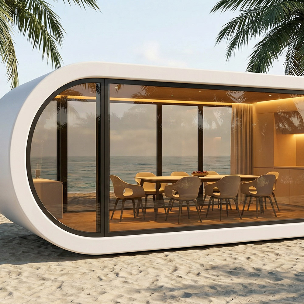 Однослойная съемная капсула Apple Cabin неправильной формы