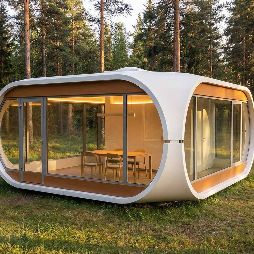 Однослойная съемная капсула Apple Cabin неправильной формы
