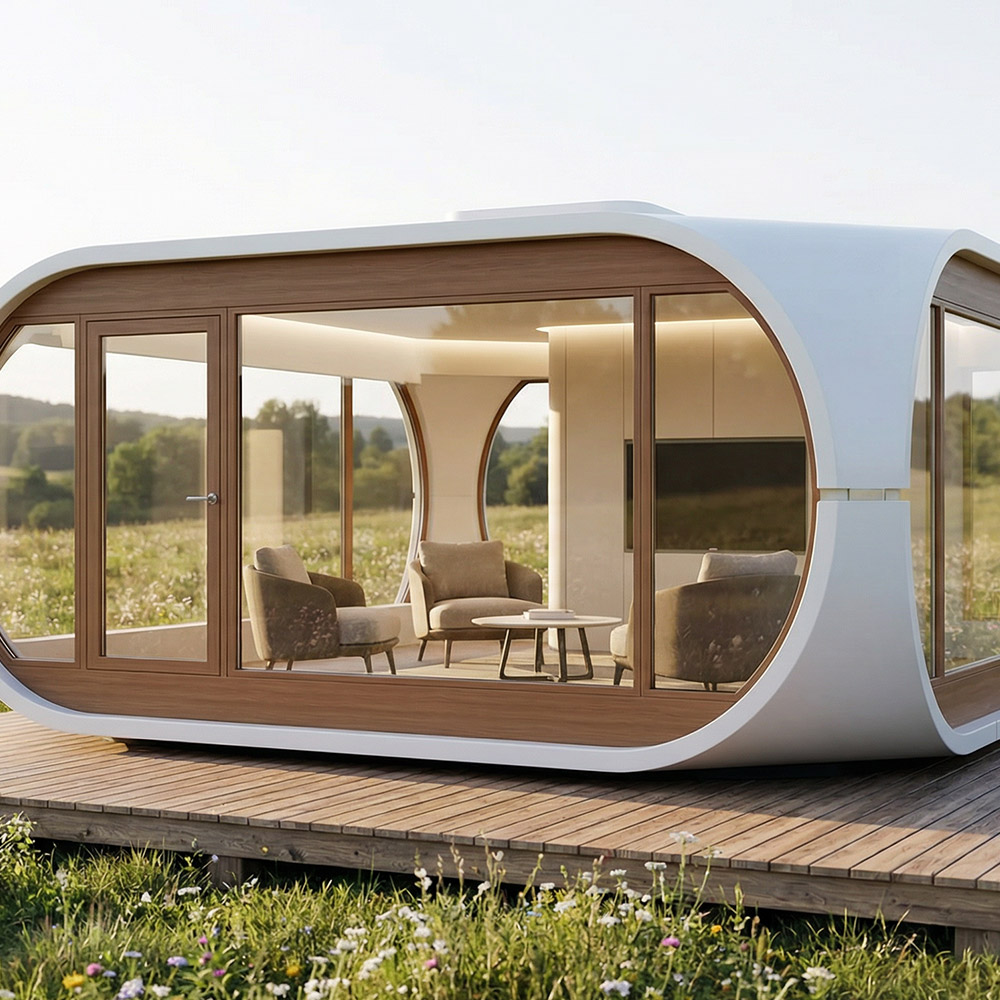 Однослойная съемная капсула Apple Cabin неправильной формы