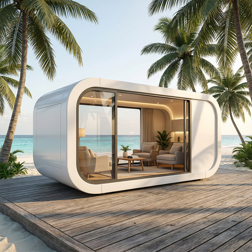Однослойная съемная капсула Apple Cabin неправильной формы