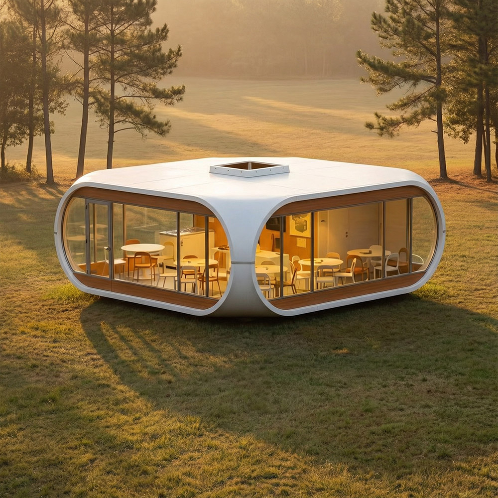 Однослойная съемная капсула Apple Cabin неправильной формы