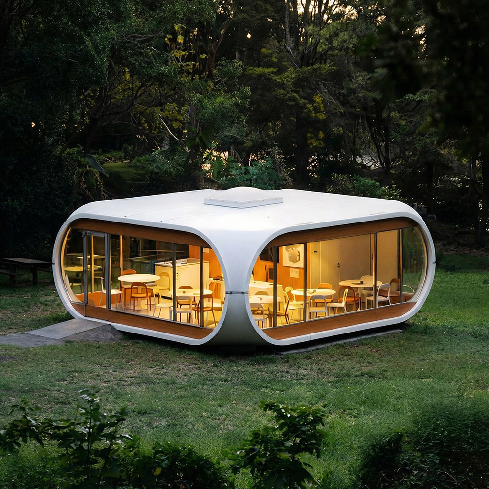 Однослойная съемная капсула Apple Cabin неправильной формы
