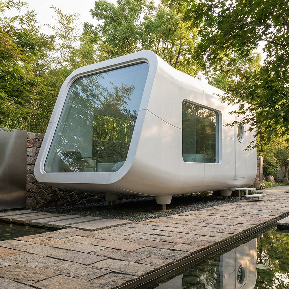Однослойная съемная капсула Apple Cabin неправильной формы