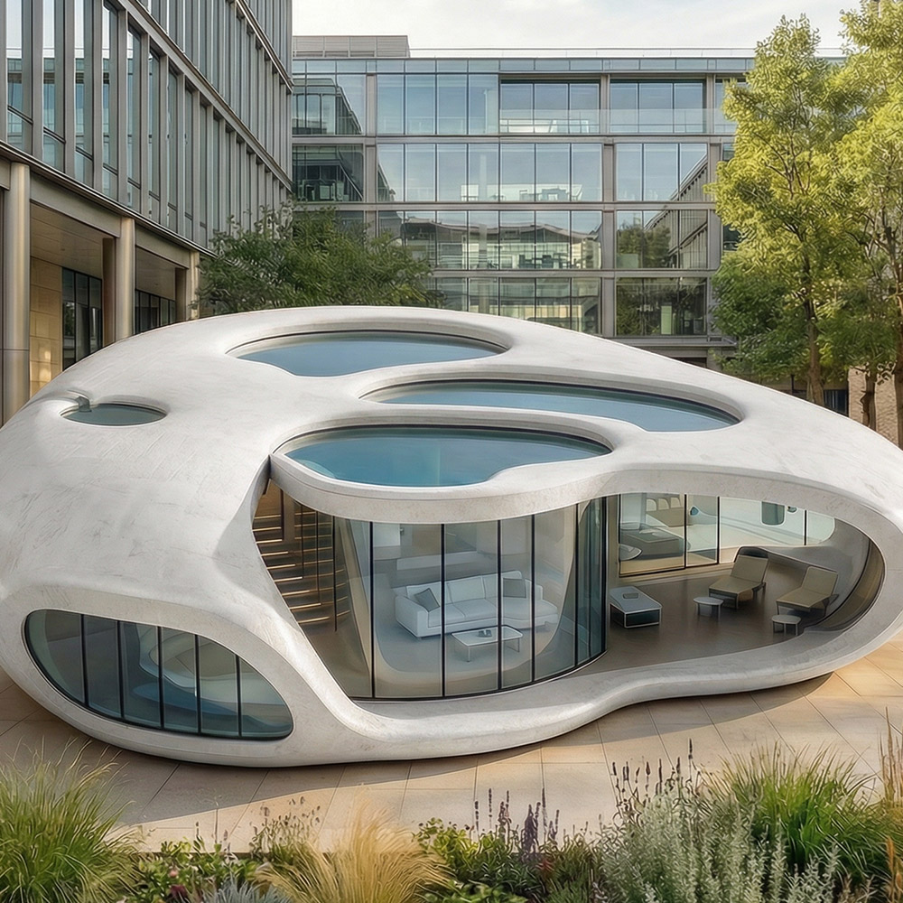Однослойная съемная капсула Apple Cabin неправильной формы