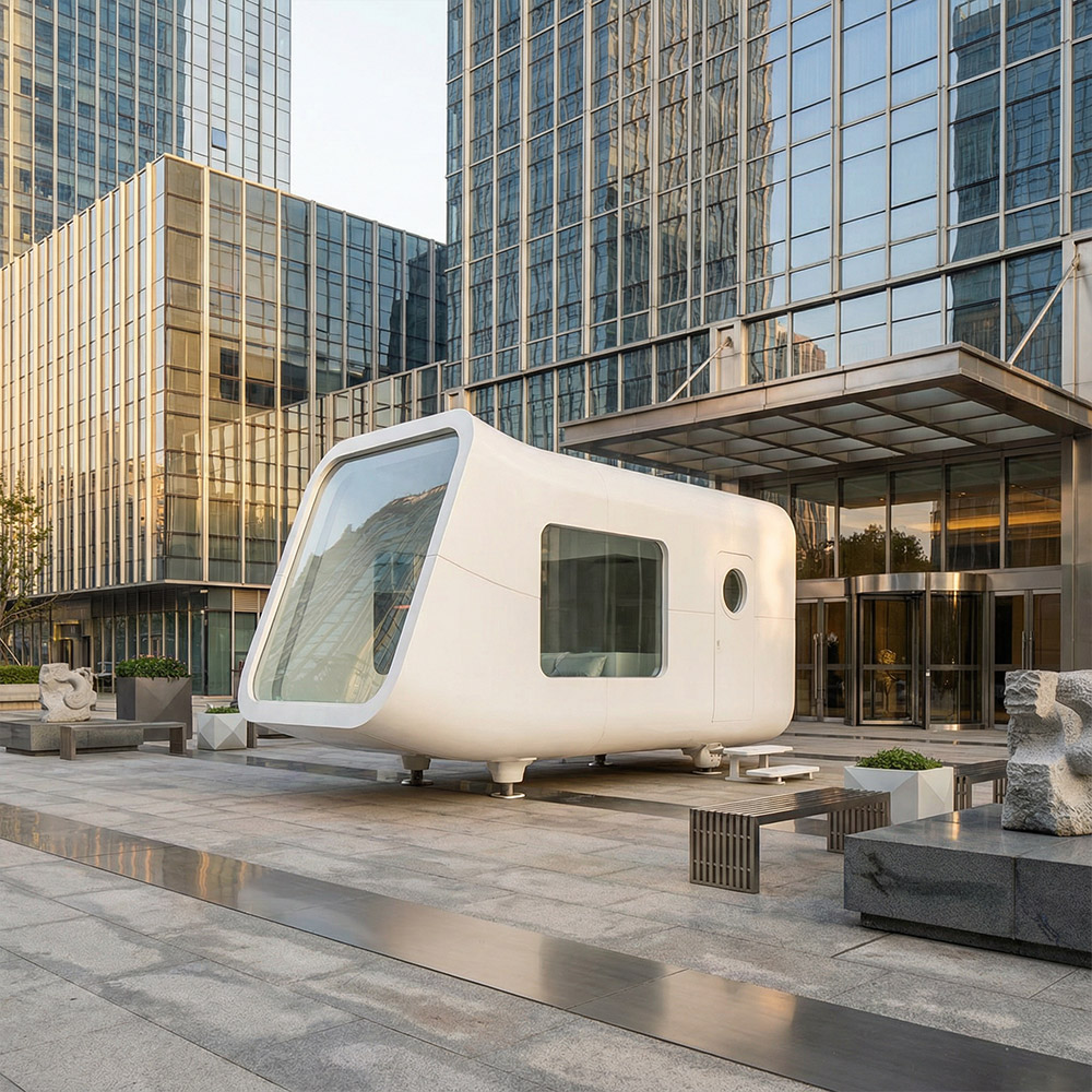 Однослойная съемная капсула Apple Cabin неправильной формы