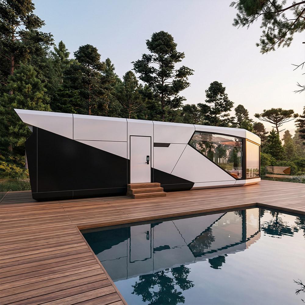 Однослойная съемная капсула Apple Cabin неправильной формы