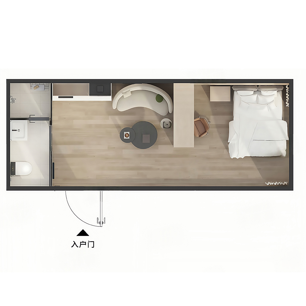 F3 Scenic Vacation Tiny Модульный дом Apple